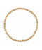 3MM Gold Ball Bracelet